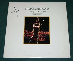 Freddie Mercury Living On My Own Single Record Album Lp Columbia Label Queen - £16.06 GBP