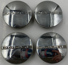 Dodge Rim Wheel Center Cap Set of 4 Chrome 2-1/2 inch OEM E04B17088 - $53.99