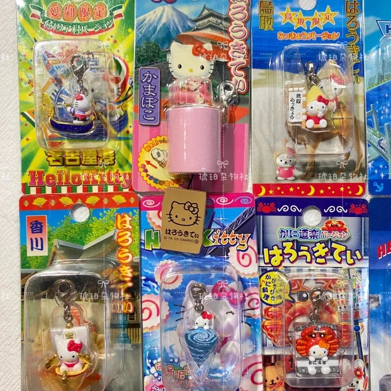 Original Japan Sanrio Hello Kitty Keychain Kawaii Anime Figurine Region - £30.96 GBP