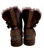 UGG Women’s Brown Leather Boots Size 7 - $108.80 CAD