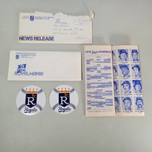 1978 Kansas City Royals Souvenir Lot Bumper Sticker Decal Players Photos... - $12.96