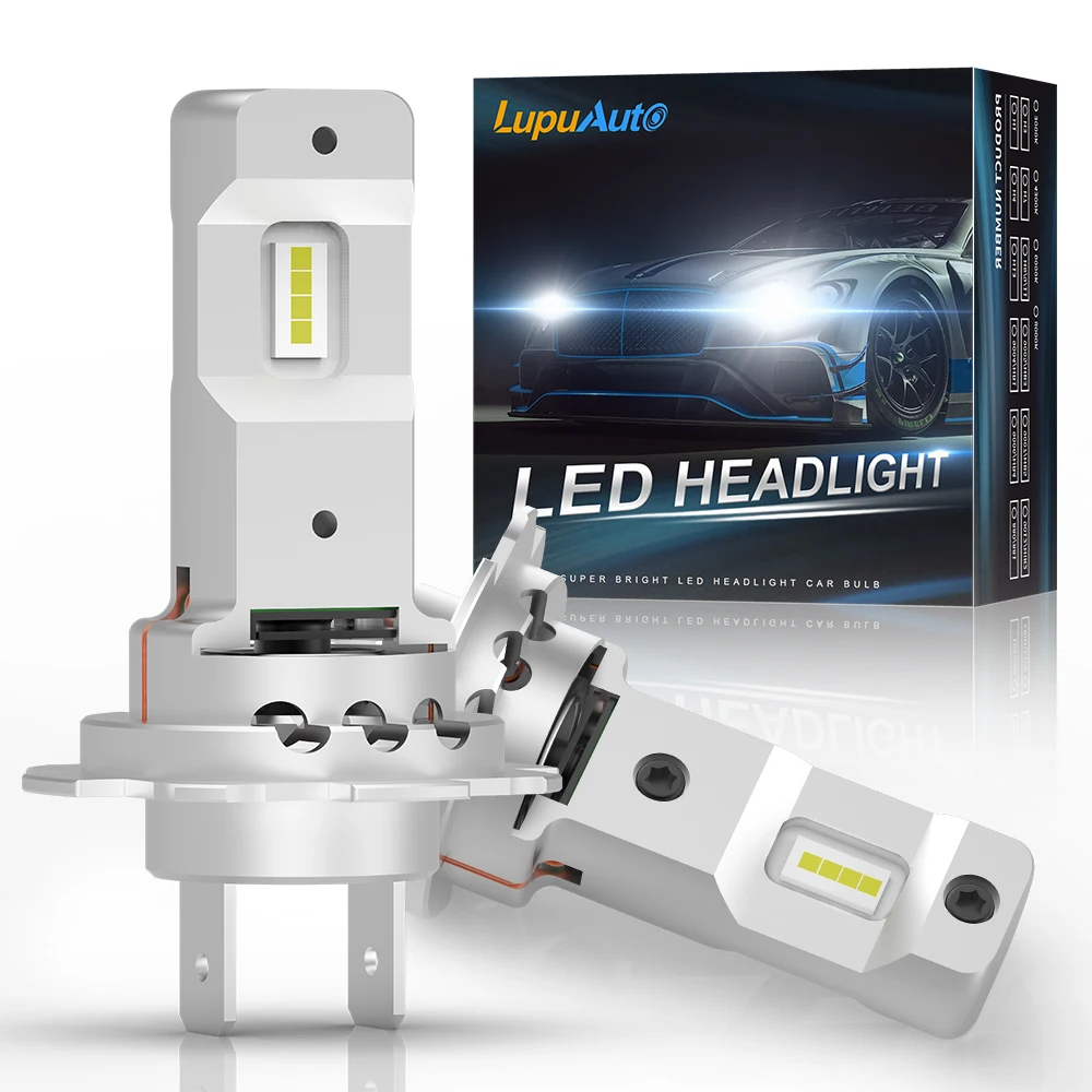 1Pair/2x Car LED H7 LED Canbus Headlight Bulb 6500K Super Bright 12V 20000Lm 1:1 - £29.35 GBP