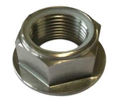 TITANIUM REAR WHEEL AXLE SPINDLE NUT FITS HONDA CR125 02-07 CR250 02-07 - £23.80 GBP