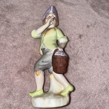 Ceramic boy figurine Made In Japan - $4.95
