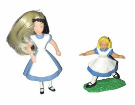 Vintage 1984 Alice In Wonderland Figure &amp; 1995 McDonalds Alice In Wonder... - $174.87 MXN