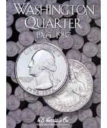 Washington Quarters Coin Folder Album #3 1965-1987 by H.E. Harris - £7.51 GBP