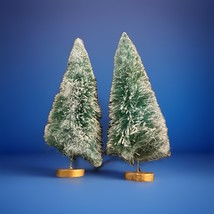 Lot Of 2 Christmas Village Trees - Pines  7 Inches Tall - $4.50