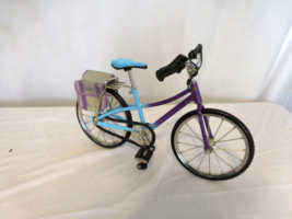 American Girl Pleasant Company Trail Bike For 18” Doll Purple And Blue Bicycle + - £45.92 GBP