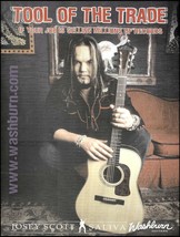 Saliva Josey Scott 2003 Washburn acoustic guitar advertisement 8 x 11 ad... - £3.09 GBP