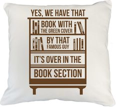 Yes, We Have That Book With The Green Cover Funny Library Humor Quotes B... - £20.09 GBP+