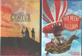 Jules VERNE&#39;S: Five Weeks IN A Balloon + Journey for The Center De Earth - Ne... - £41.88 GBP