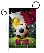 World Cup Qatar Garden Flag Soccer 13 X18.5 Double-Sided House Banner - £15.96 GBP
