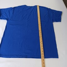 Champion Men's Size Large Blue Short Sleeve Crew Neck T-Shirt Chest 43 image 6