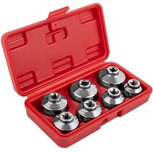 VEVOR Oil Filter Socket Set Cup Socket Tool Set 7 PCS Oil Filter Cap Wrench - £43.33 GBP