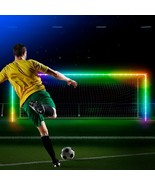 LED Soccer Goal Lights 24X8FT – Ultra Bright LED with Remote, 16 Stunnin... - $21.85