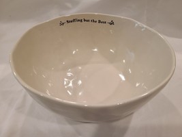 Ecru 10 Inch Round Serving Bowl/Stuffing Bowl - $34.99