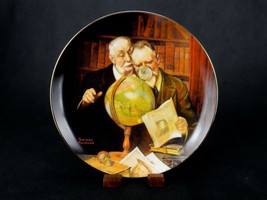Vintage Collector Plate, &quot;Newfound Worlds&quot;, Rockwell&#39;s Golden Moments, #... - $6.81