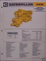 1978 Caterpillar 3306 Marine Propulsion Engine Brochure - $10.00