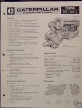 1983 Caterpillar 3306 Marine Diesel Engine Brochure - $10.00
