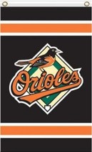 Baltimore Orioles Logo flag 3X5Ft Banner USA Polyester with Brass Grommets - 8 - $17.00