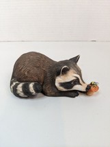 Vintage Franklin Mint Raccoon and Bee Porcelain Nosey! by Debbie Jarratt 1985 - $18.69