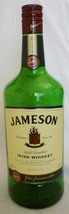 JJ&amp;S GREEN GLASS BOTTLE JAMESON IRISH WHISKEY 1.75 L EMPTY - £11.00 GBP