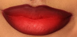 Black up Ombre Lips Double-Ended Contour Pencil - CONTL06 Burgundy and Red - $381.41 MXN