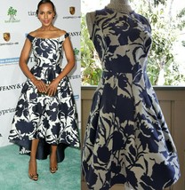 $5,000 R16 Oscar De La Renta Floral Silk Runway Dress Gown 14 - £744.90 GBP