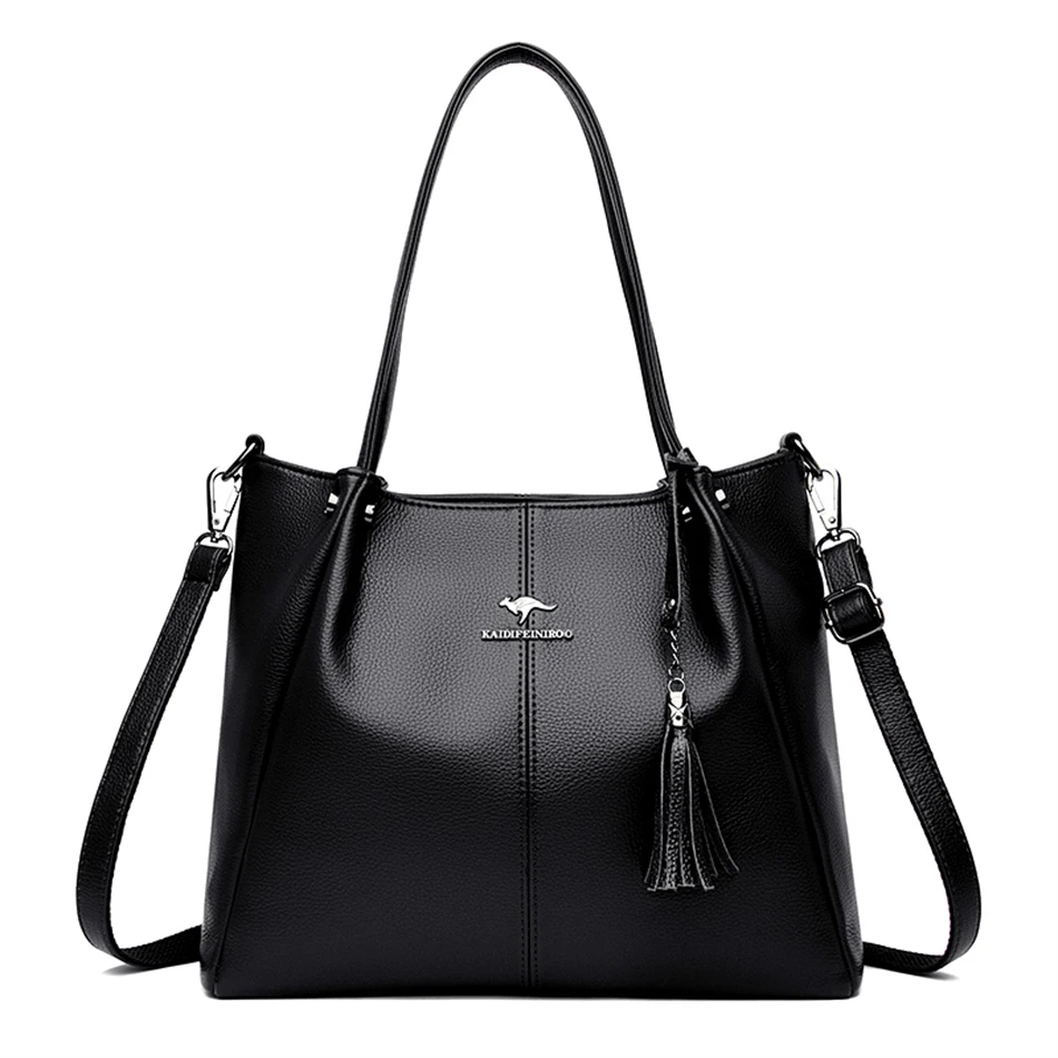 Elegant Women Cowhide Handbag Shoulder Crossbody Genuine Leather Bag Bridal Red  - £37.80 GBP