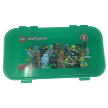 Lego Minifigures Plastic Storage Case Green Series 11 Minifig Minifigure... - $8.64