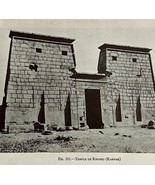 1942 Egypt Temple of Khonsu Historical Print Antique Ephemera 8x5  - €17,04 EUR