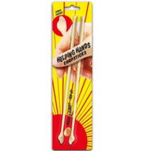 Helping Hands Chopsticks - For Those That Need a &quot;Hand&quot; - Great Novelty Item! - £3.96 GBP