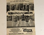 12 Angry Men Print Ad Advertisement Jack Lemmon James Gandolfini Hume Cr... - £4.66 GBP