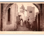 Rue des Armuriers Street View Bizerte Tunisia  UNP DB Postcard Q25 - $9.85