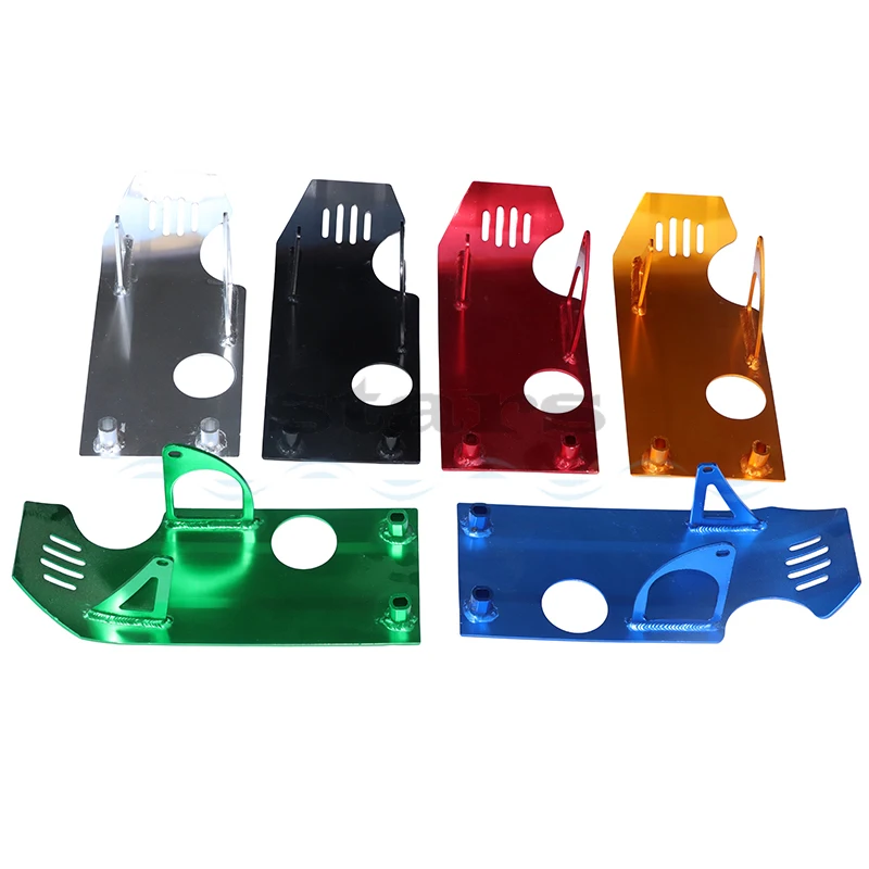 Motorcycle Aluminum Parts Skid Plate Lower Start Motor Engine Case Prote... - £20.35 GBP