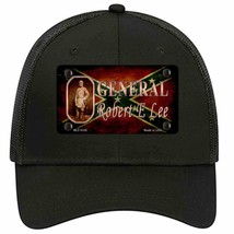 General Robert E Lee Novelty Black Mesh License Plate Hat - $28.99