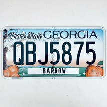  United States Georgia Barrow County Passenger License Plate QBJ5875 - £13.22 GBP