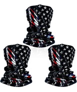 3 Packs American Flag Face Bandana Seamless Outdoor for Hiking Ski Snowb... - €12,78 EUR