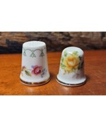 Vintage Gilded Floral Royal Doulton + Unknown English Bone China Sewing ... - £7.90 GBP