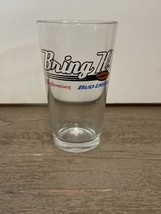Budweiser Bud Light Bring It! Bud Bowl Football Pint Beer Glass - $12.00