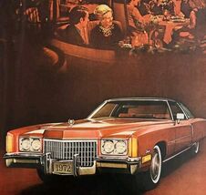 1972 General Motors Cadillac Eldorado Luxury Advertisement Automobilia D... - $29.99