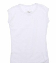Andee Lew Girls Cap Sleeve T Shirt, White, Size 4T, Cotton &amp; Spandex - £10.64 GBP