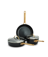 GreenPan Reserve Healthy Ceramic Nonstick 5 pc Cookware Set, Black with ... - €112,19 EUR