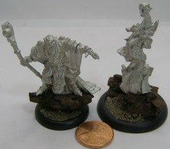 Privateer Press Hordes Supreme Aptimus Zaal &amp; Karaas Warlocks Cust Base Unpaint - £19.17 GBP