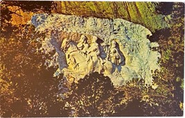 Stone Mountain Memorial Carving, Georgia, vintage post card - £9.47 GBP