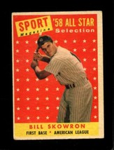 1958 Topps #477 Bill Skowron Good+ Yankees As *NY2692 - £3.11 GBP