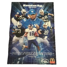 2003 Kentucky Wildcats Football UK Poster Schedule Jared Lorenzen Abney SEC - $20.00