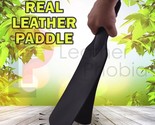 Real Handmade Leather Spanking Paddle BDSM Double Slapper Slave Fetish Whip - $23.36