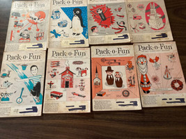 Vintage Pack-o-Fun Scrap Craft Magazine 1965 Lot of 8 issues - £15.33 GBP