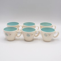 Taylor Smith AndTaylor Ever Yours Boutonniere Tea Cup MCM 1960&#39;s Set of 6 - £27.24 GBP